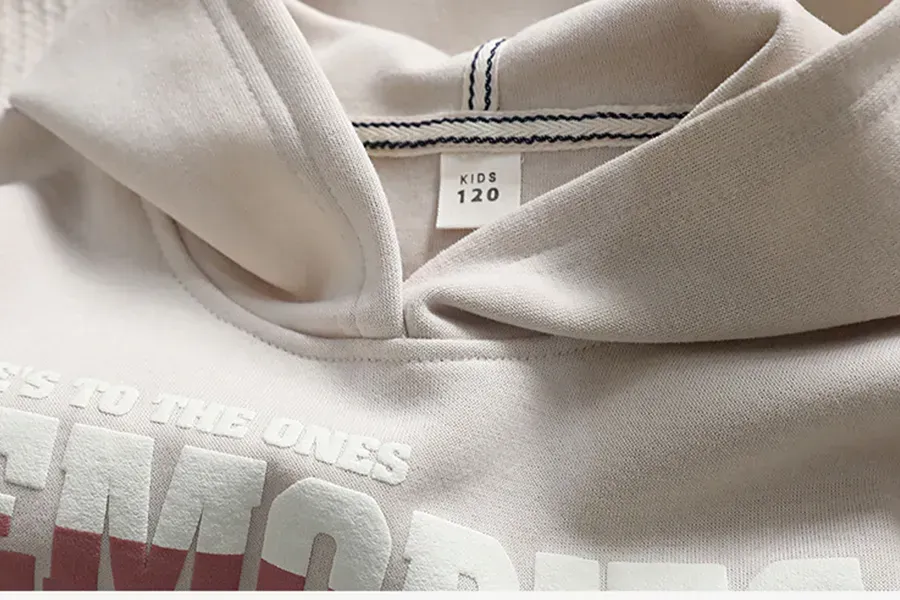 Compliance check on a kids hoodie