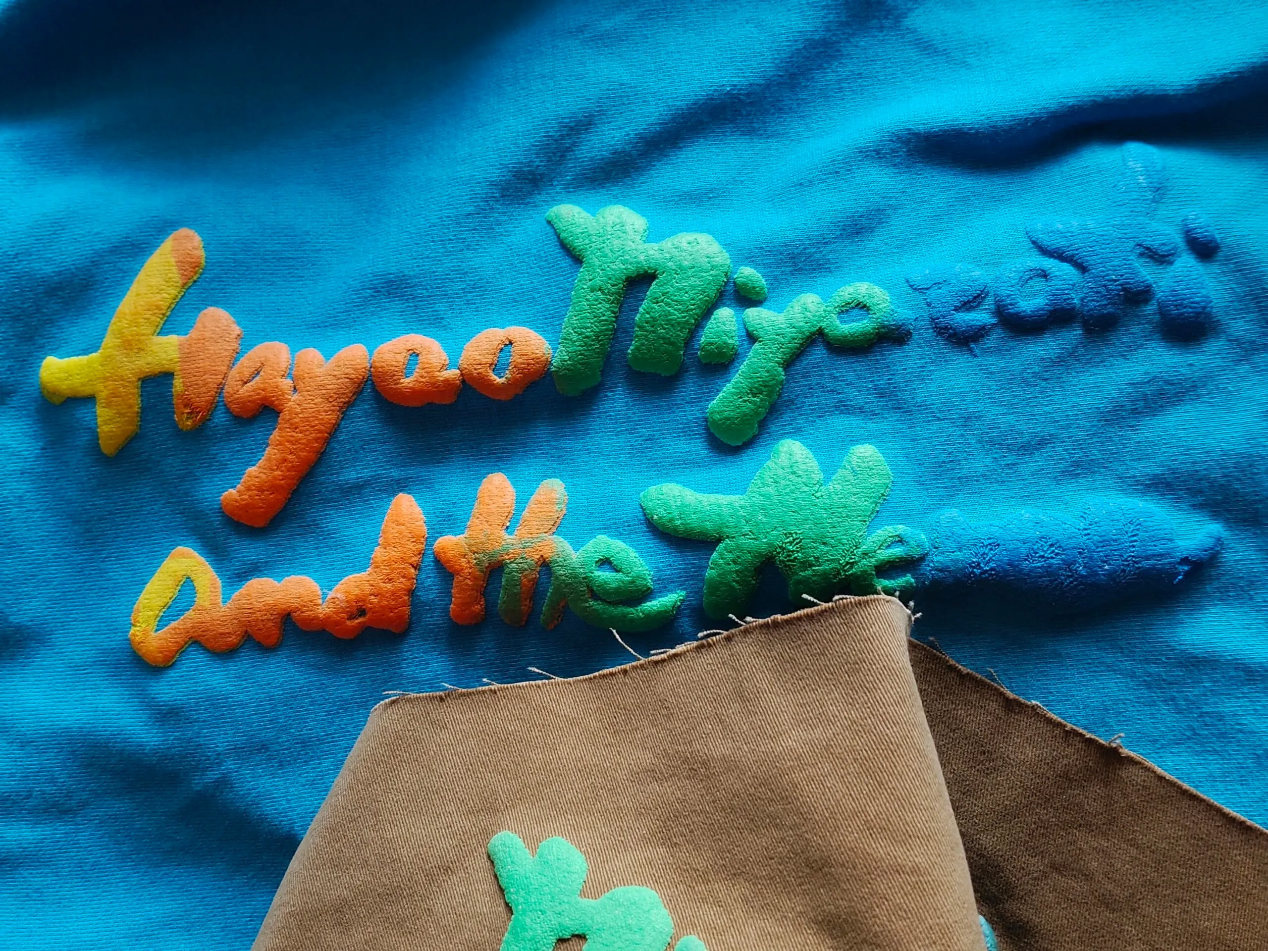 Orange peel surface defect on puff print