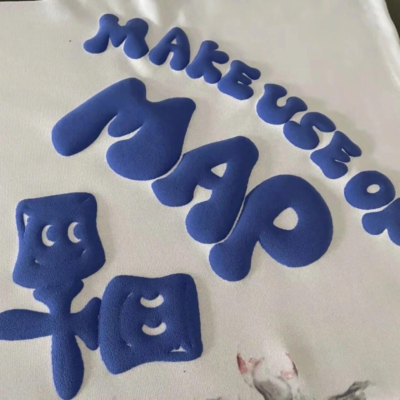 Full-back graphic on a heavyweight tour tee